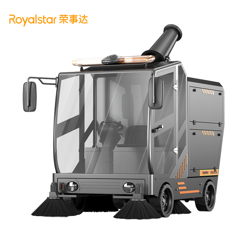 在公園廣場使用駕駛式掃地機有什么優勢