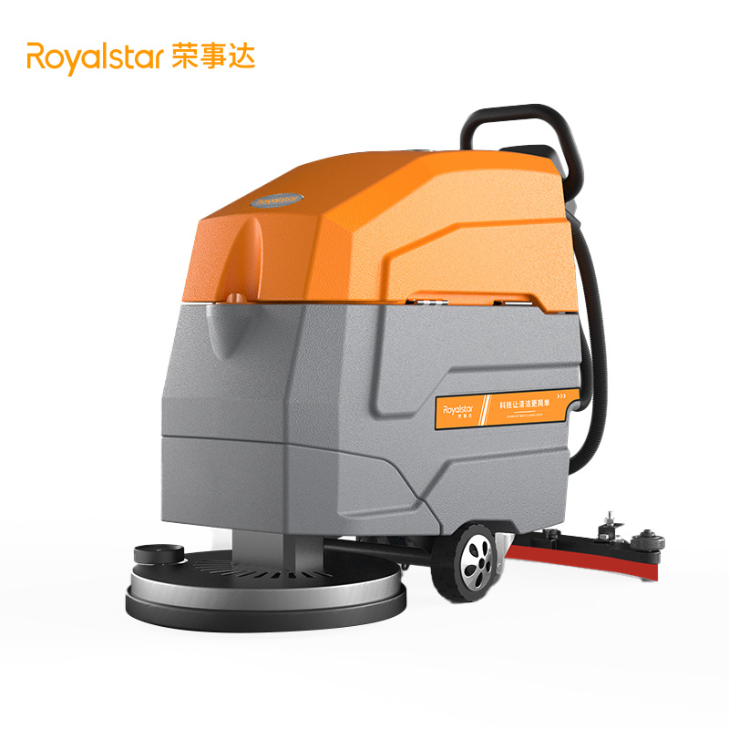 園區(qū)員工食堂使用手推式洗地機(jī)注意事項(xiàng)